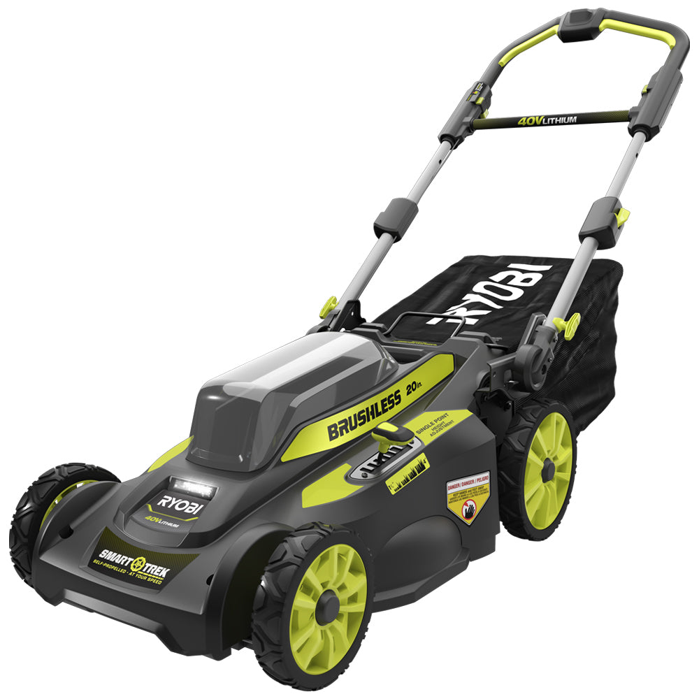 40V 20" BRUSHLESS SMART TREK Self-Propelled Mower WITH 6AH BATTERY & CHARGER - RY40LM30