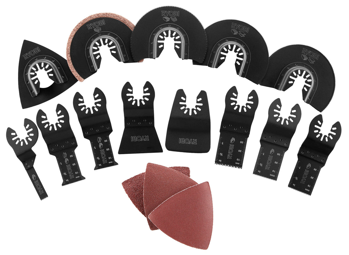 16 PC. Oscillating Multi-Tool Blade Accessory Set - A241601
