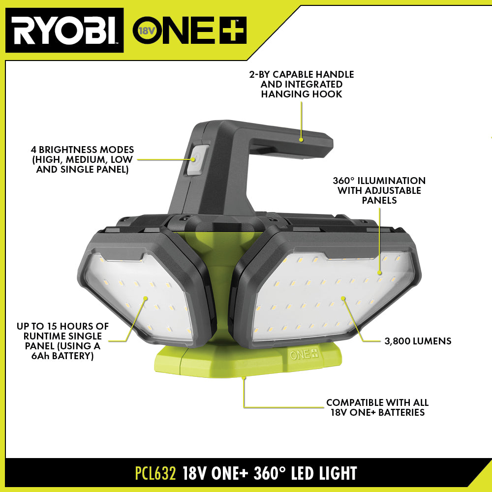 18V ONE+ 360º LED LIGHT - PCL632B