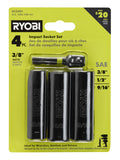4 PC. 3/8" Drive SAE Impact Socket Set - A13401