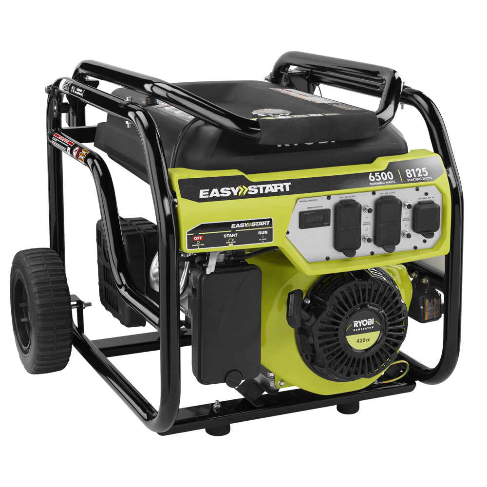 8125 Watt Portable Gas Generator - RY906500S