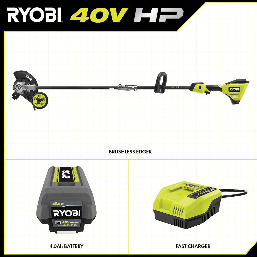 40V HP Brushless Edger Kit - RY40780