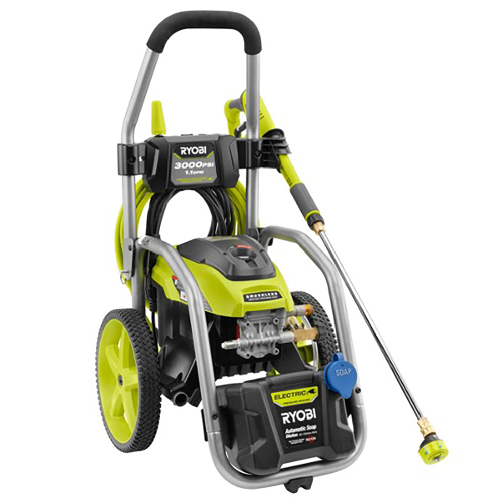3000 PSI 1.1 GPM Brushless Electric Pressure Washer - RY143011
