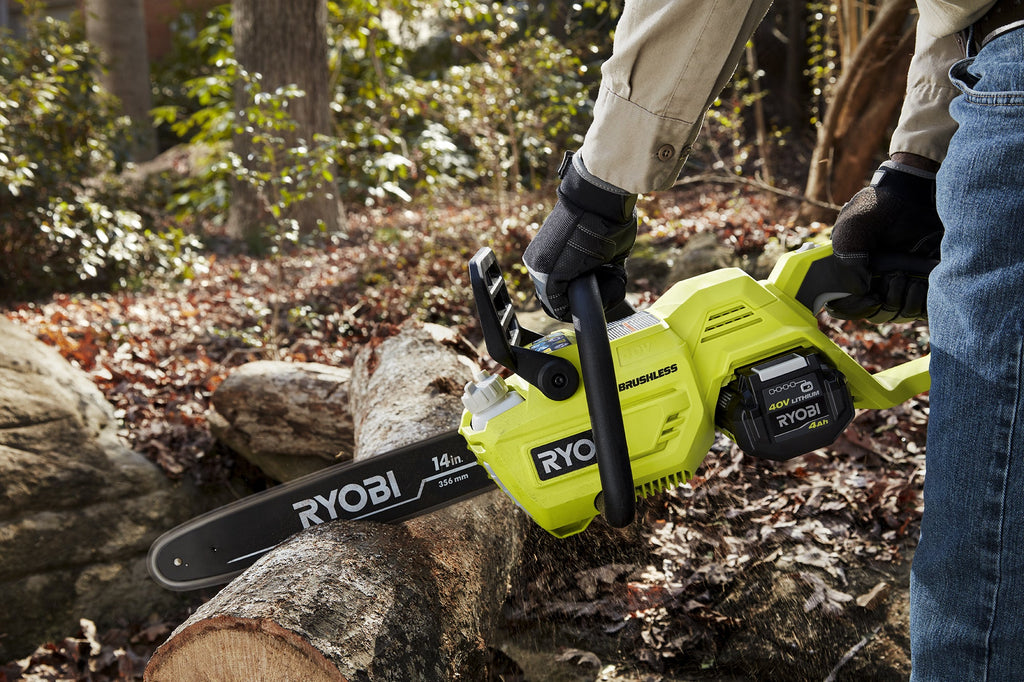 40V Brushless 14" Chainsaw Kit - RY40530