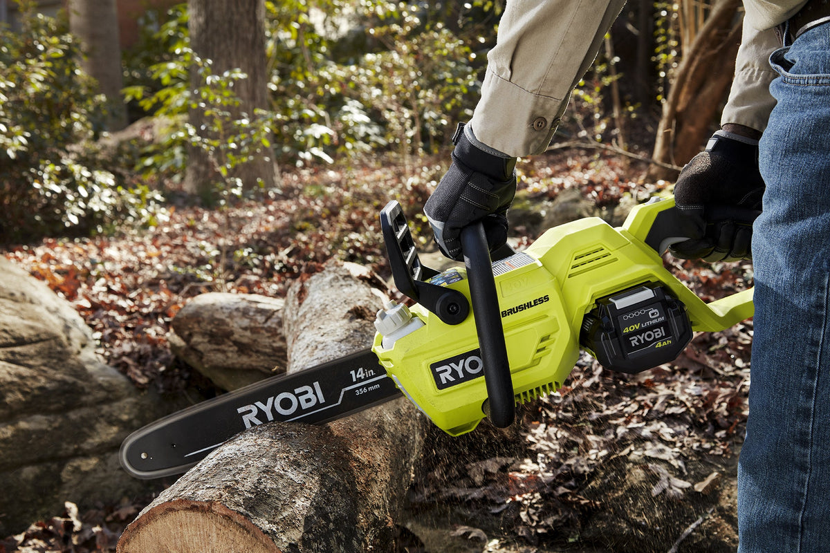 40V Brushless 14" Chainsaw Kit - RY40530