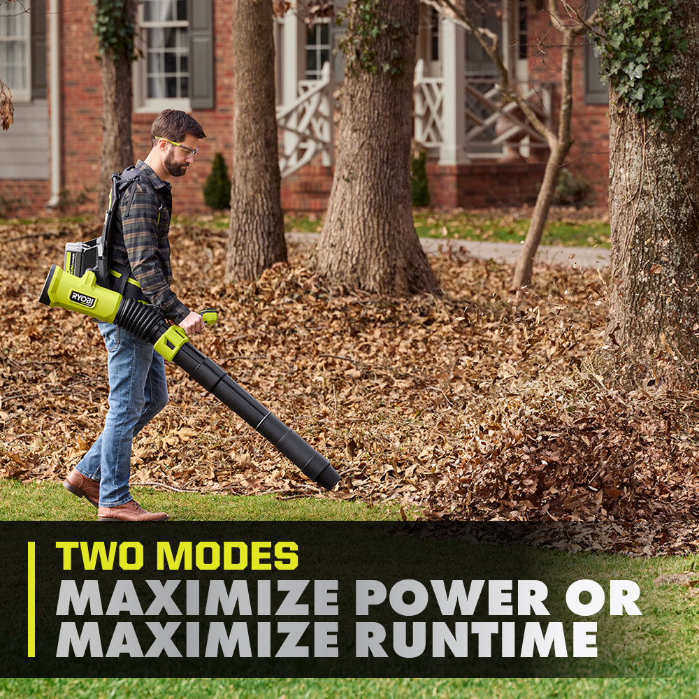40V HP Brushless 850 CFM Backpack Blower - RY40HPLB02B