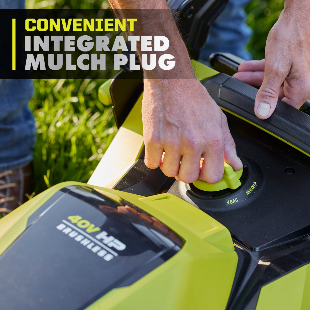 40V HP Brushless 21" Self-Propelled Mower - RY40HPLM01B