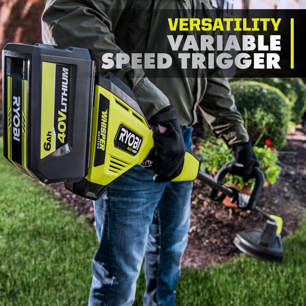 40V HP Brushless 17" String Trimmer Kit - RY402110