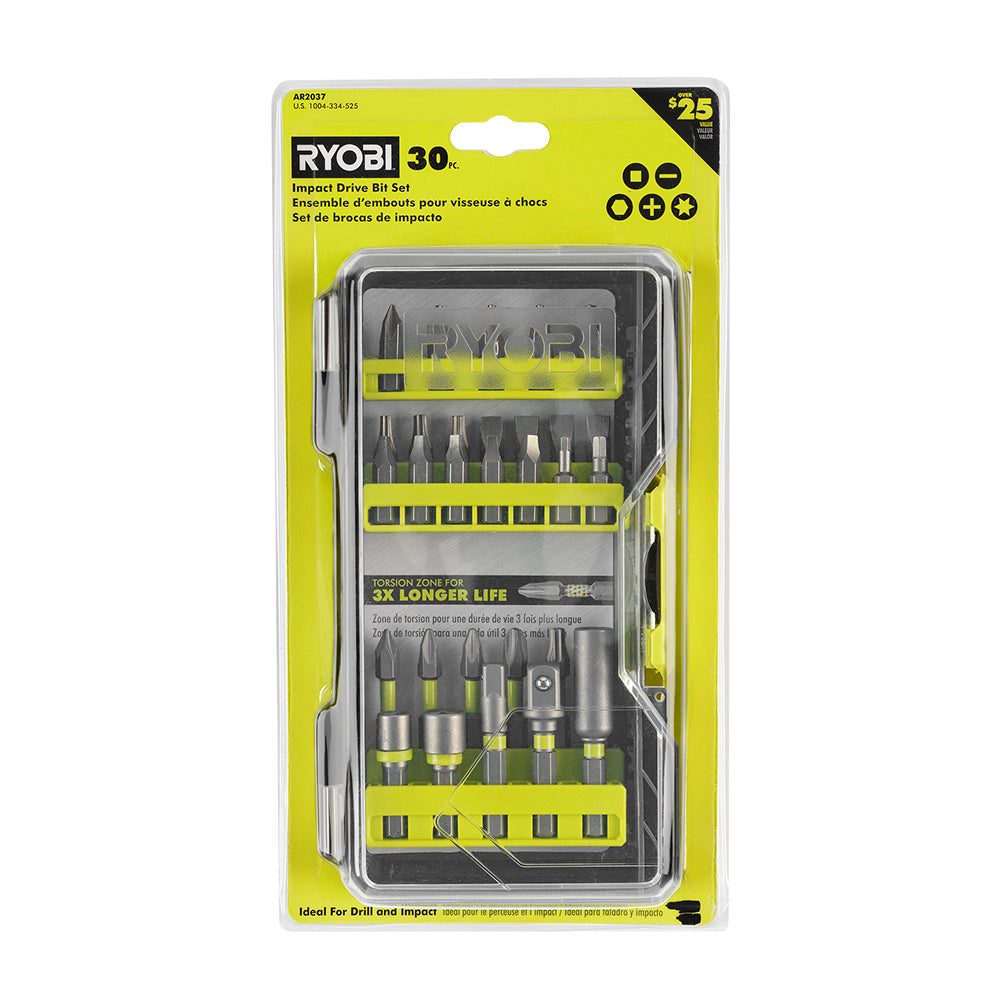 RYOBI 30PC Impact Driving Kit - AR2037