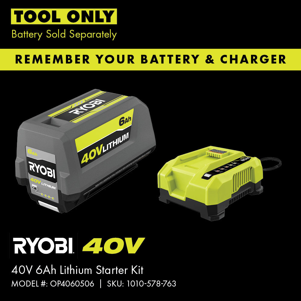 40V HP Brushless 21" Self-Propelled Mower - RY40HPLM01B