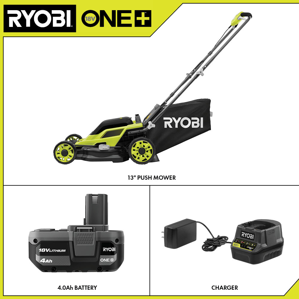18V ONE+ 13" Push Mower Kit - P1180