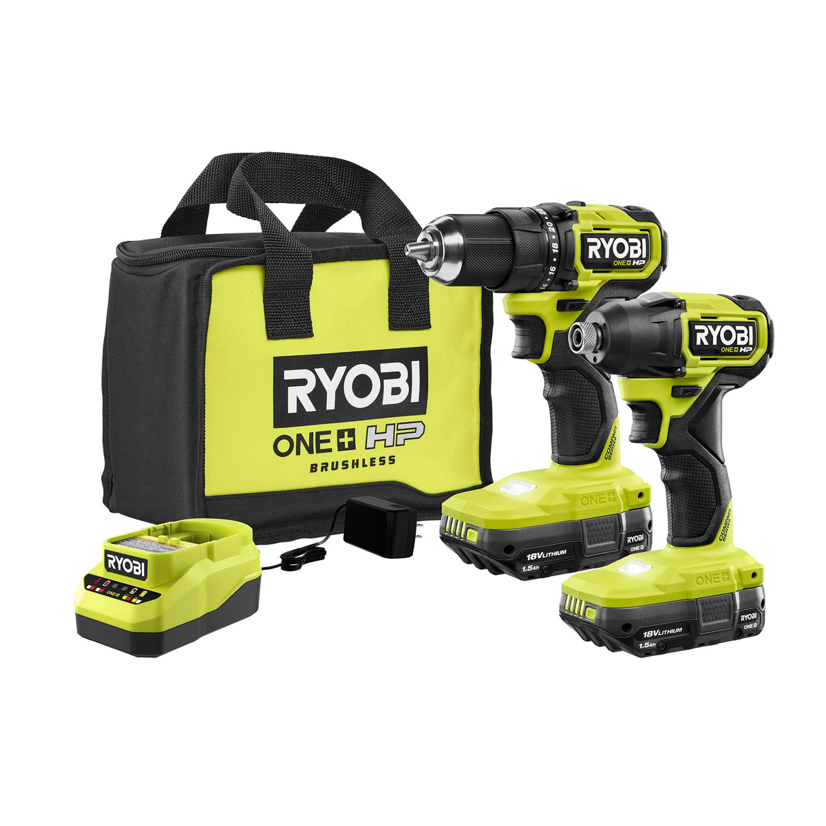 18V ONE+ HP Compact Brushless 2-Tool Combo Kit - PSBCK102K2