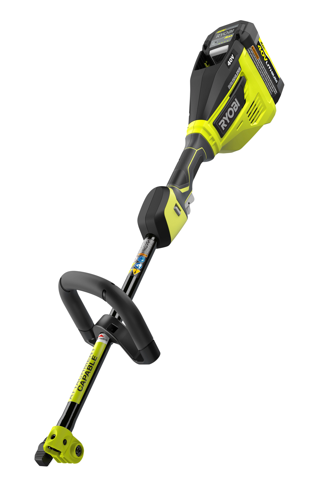 40V Brushless Attachment Capable 15" String Trimmer - RY40207BTL