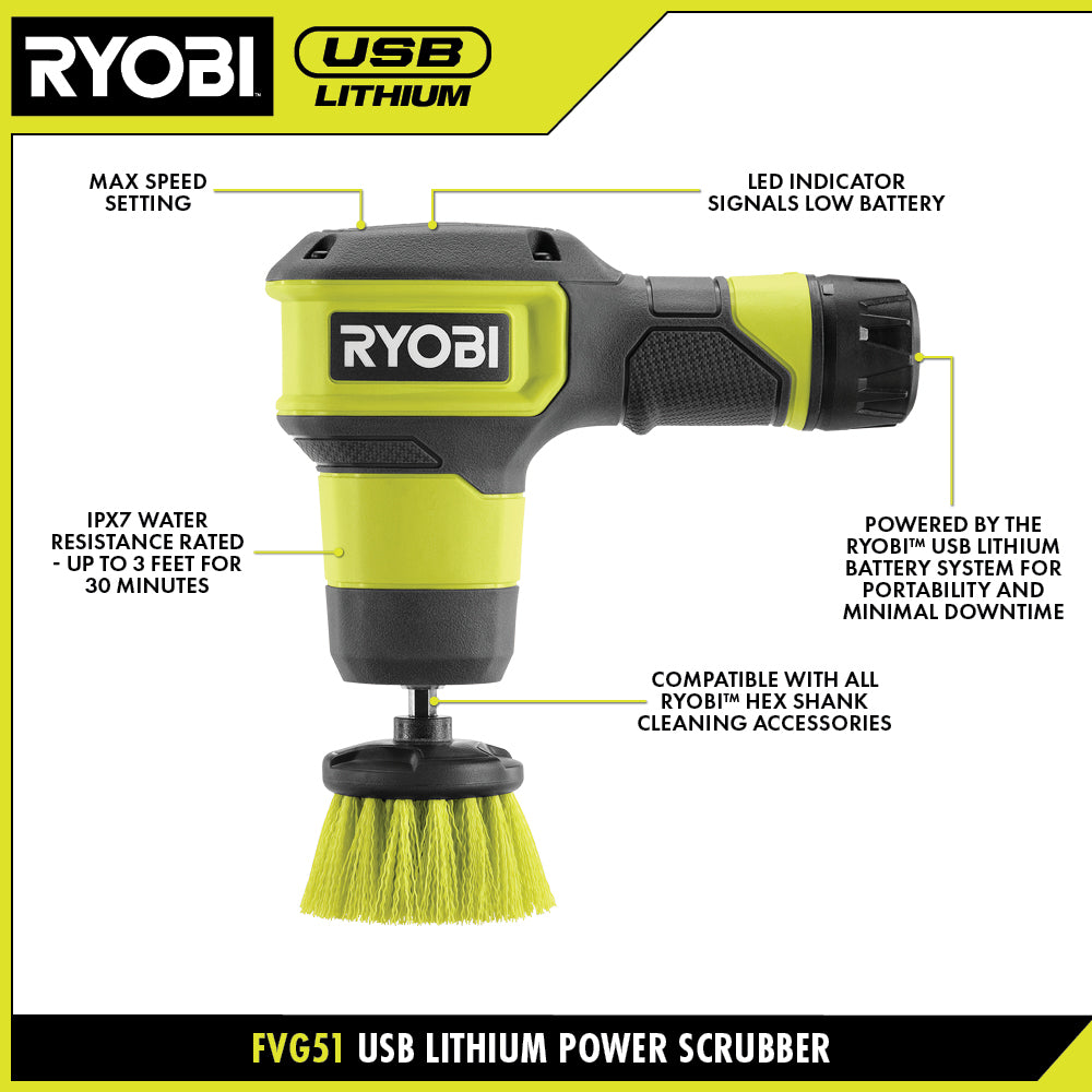 USB Lithium Power Scrubber Kit - FVG51K