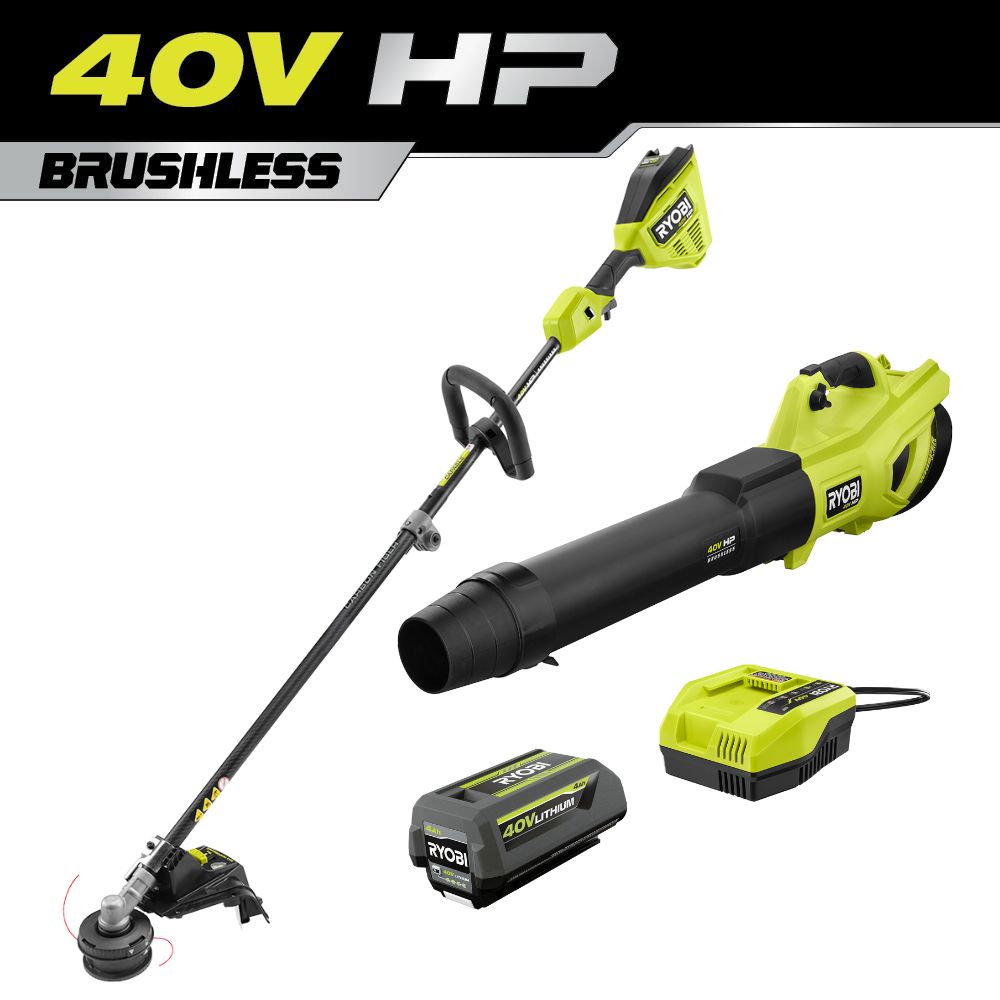 40V HP Brushless 2-Tool Combo Kit - RY40HPCK201K