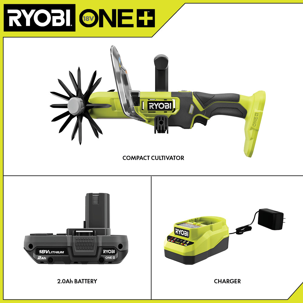 18V ONE+ Compact Cultivator Kit - P2990
