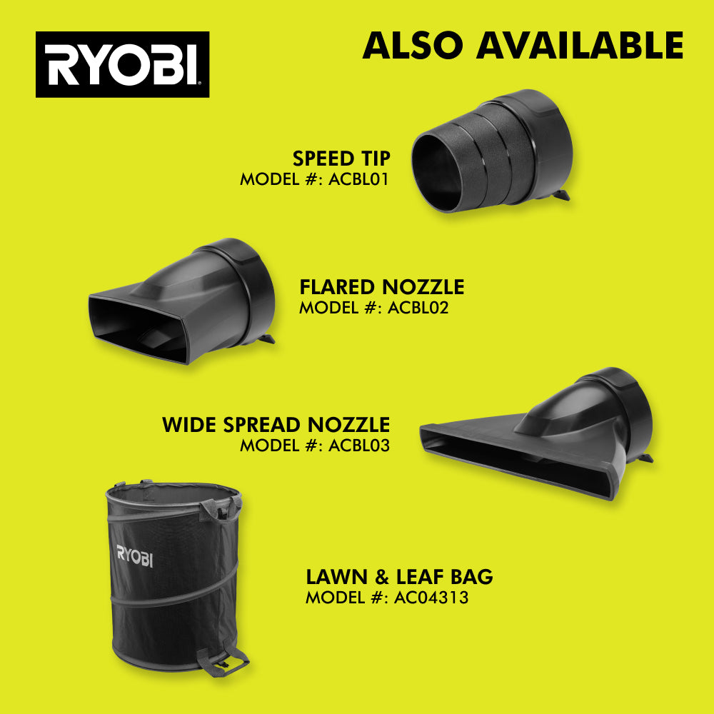 40V HP Brushless 730 CFM WHISPER SERIES Blower - RY404010BTL