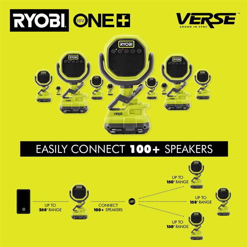 18V ONE+ VERSE Clamp Speaker Kit - PCL615K1
