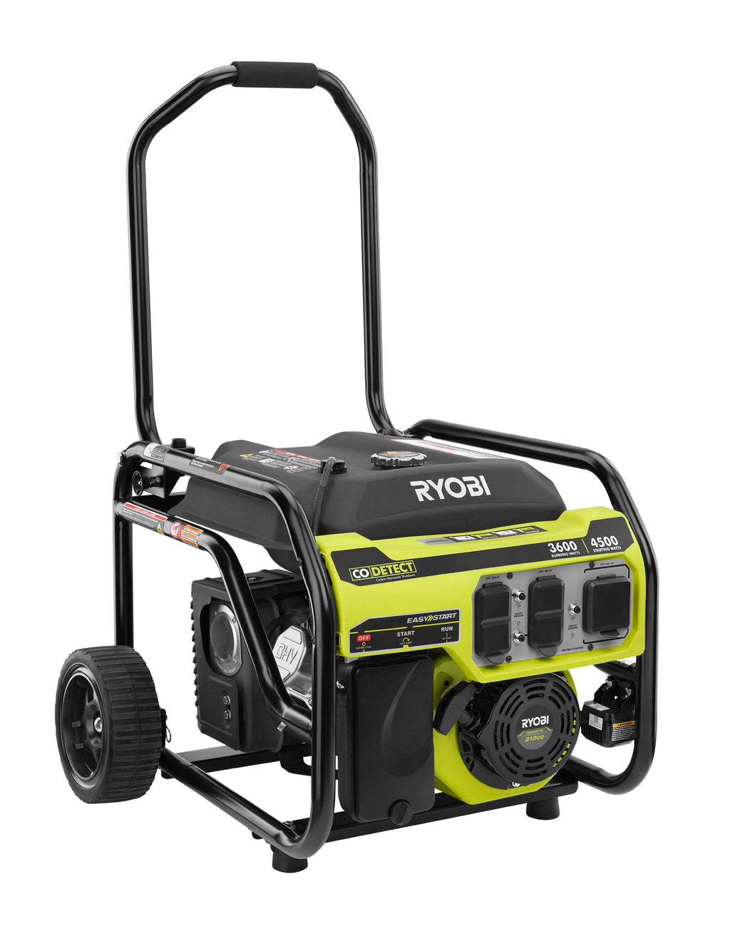 3600-Watt Generator with CO Shutdown Sensor - RY903622VNM