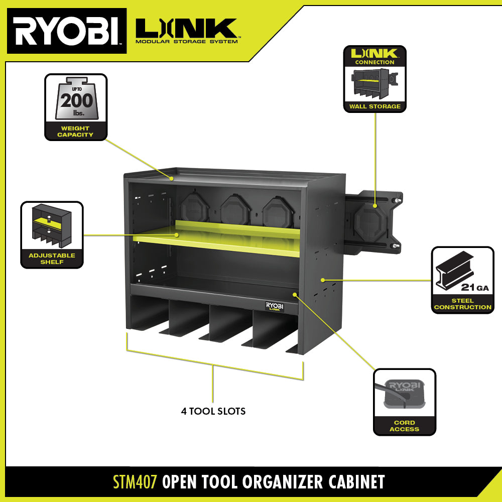 Open Tool Organizer Cabinet - STM407