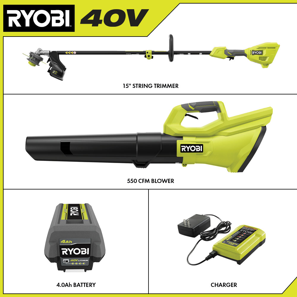 40V 2-Tool Combo Kit - RY40CK201K