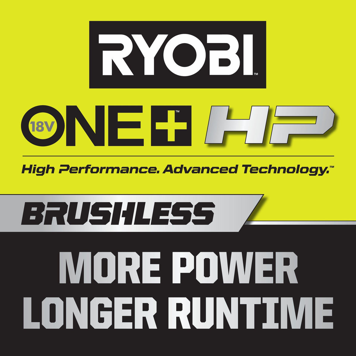18V ONE+ HP Brushless 15" String Trimmer - P20019BTL