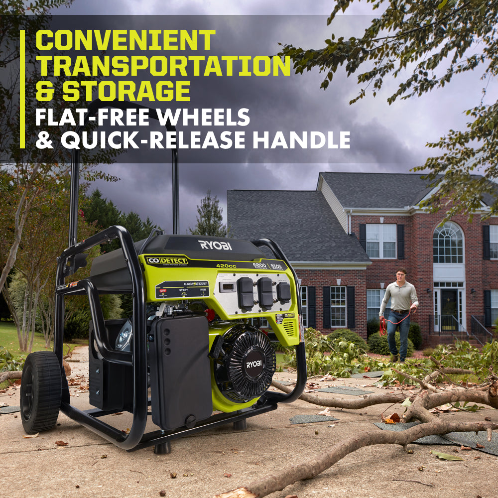 6800 Watt Portable Generator - RY906522