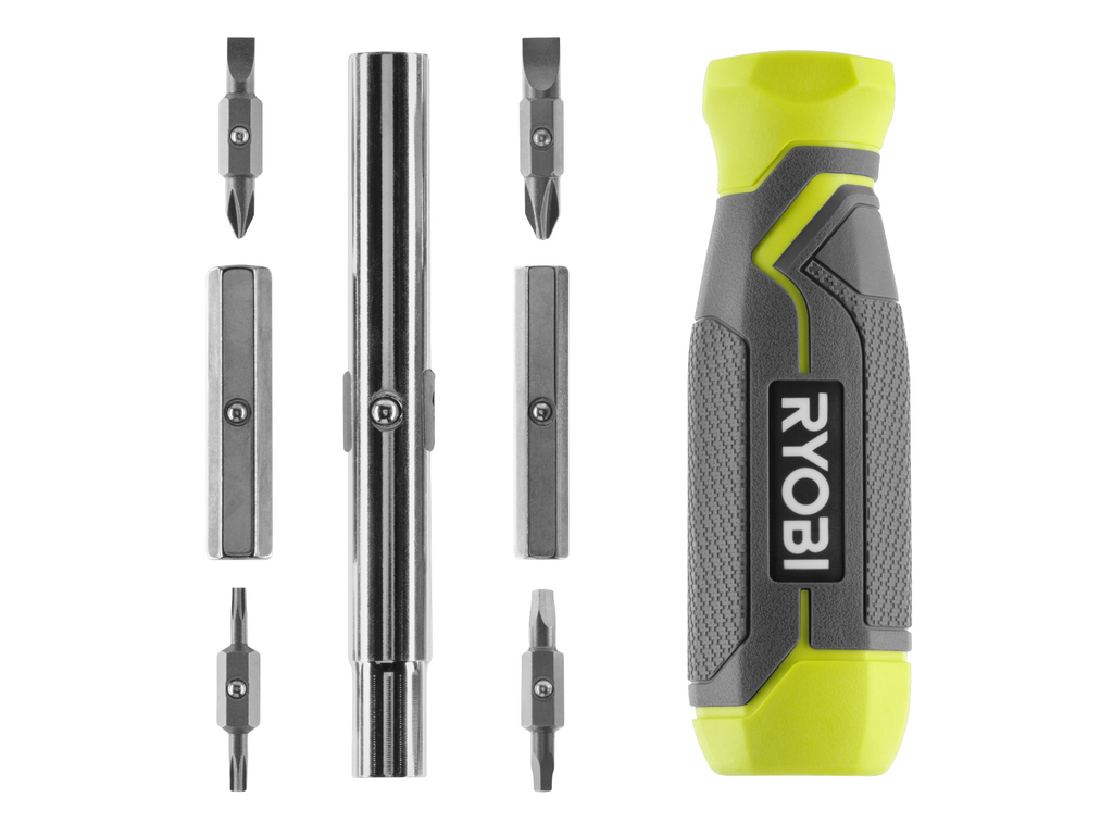 11-in-1 Multi-bit Screwdriver with Cushion Grip Handle - RHSDM1101