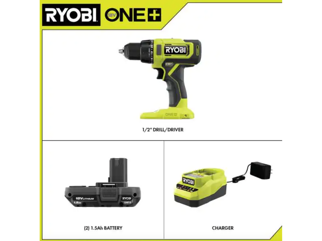 18V ONE+ 1/2" Drill/Driver Kit - PCL206K2