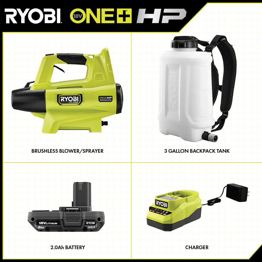18V ONE+ HP Backpack Blower/Sprayer Kit - P2880