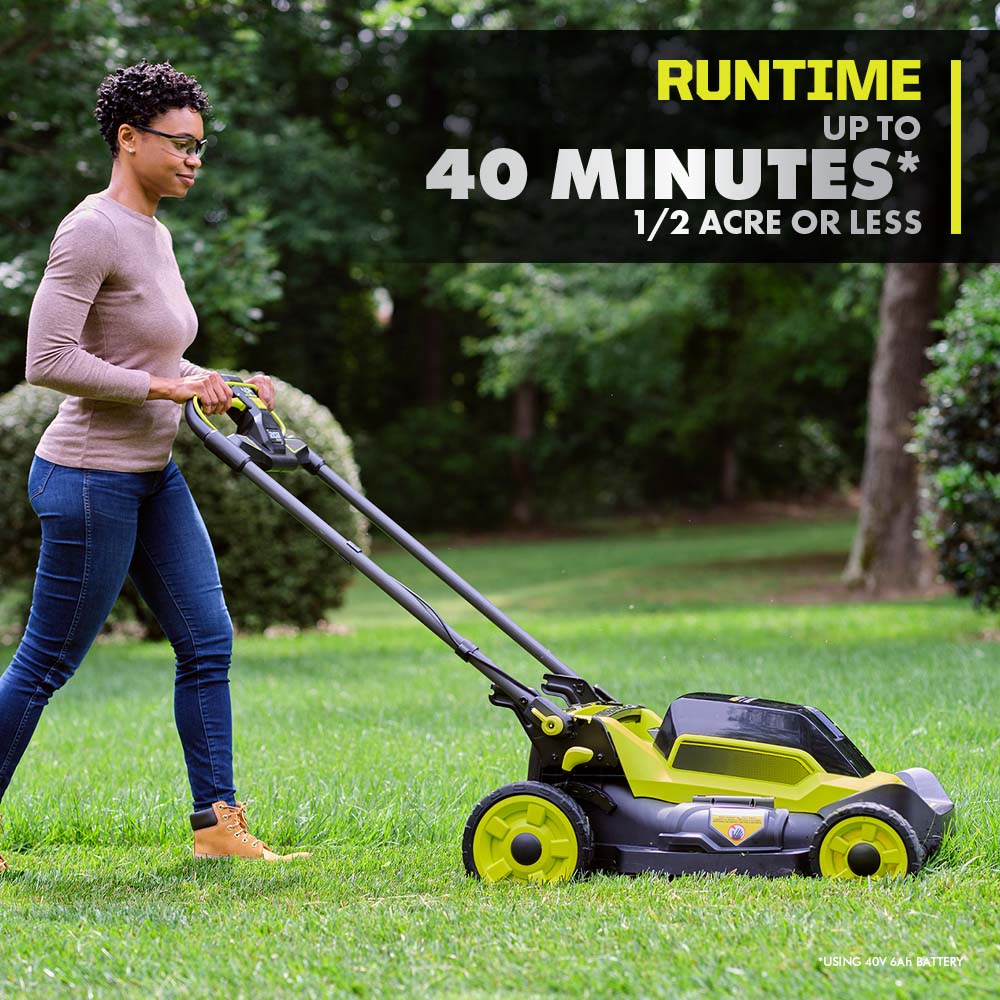 40V HP Brushless 20" Self-Propelled Lawn Mower - RY401018BTL