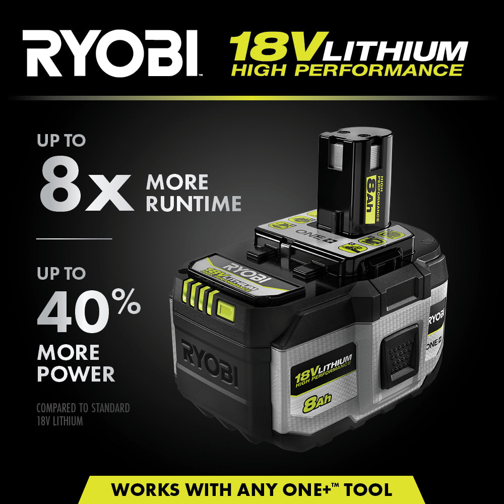 18V ONE+ 8Ah LITHIUM HIGH PERFORMANCE BATTERY - PBP1008