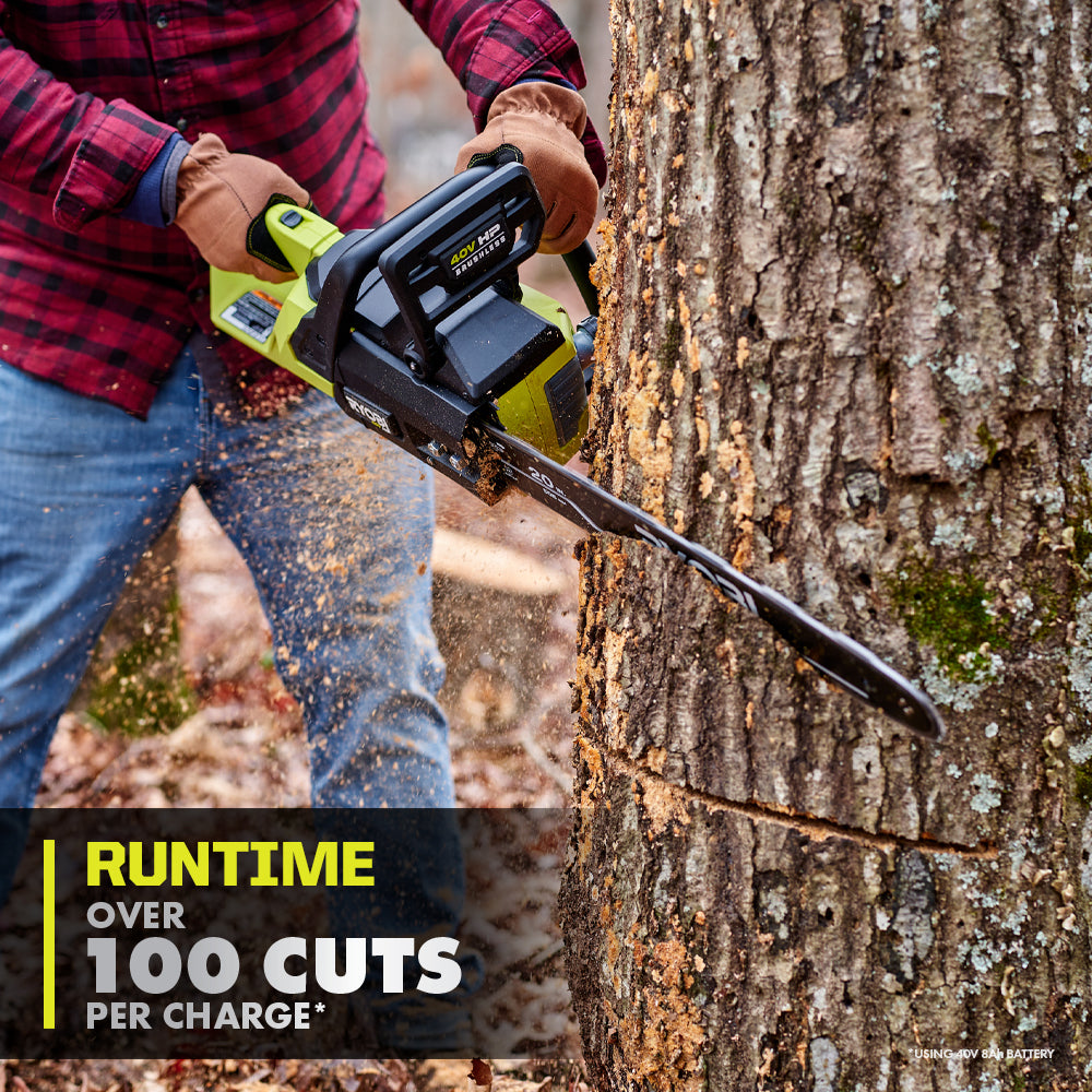 40V HP Brushless 20" Chainsaw - RY405011BTL
