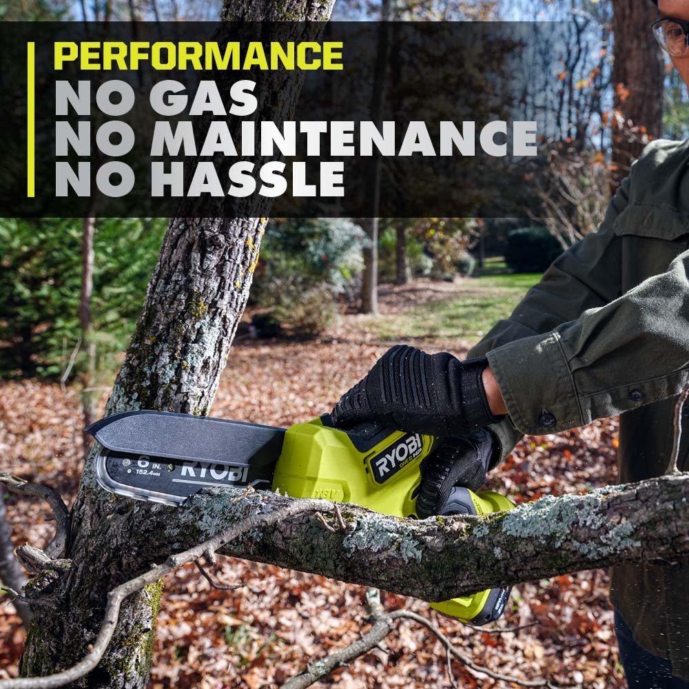 18V ONE+ HP 6" Compact Brushless Pruning Chainsaw - P25013BTLVNM