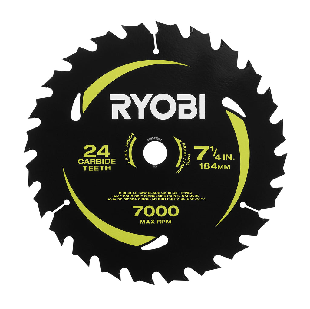 7-1/4" x 24T Carbide Teeth Thin Kerf Circular Saw Blade Set (5 Piece) - A067501