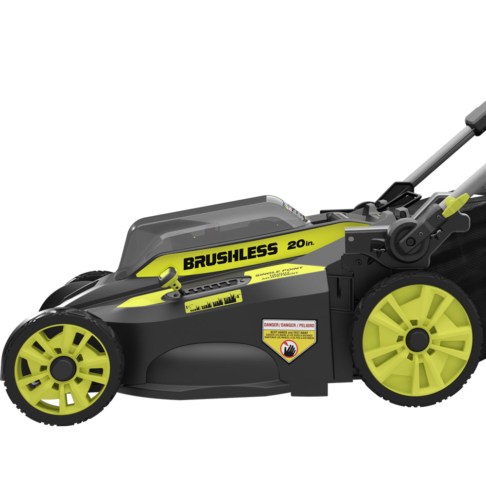 40V 20" BRUSHLESS SMART TREK Self-Propelled Mower WITH 6AH BATTERY & CHARGER - RY40LM30