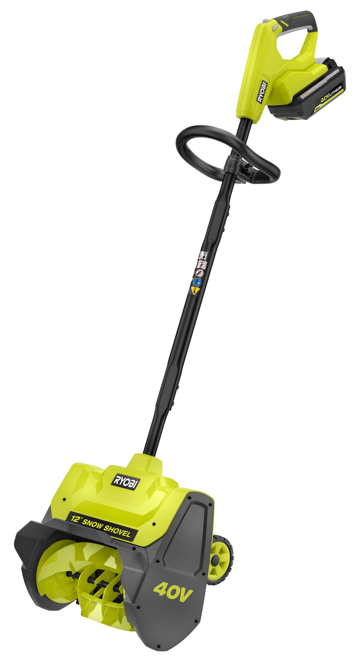 40V 12" Wheeled Snow Shovel Kit - RY408130