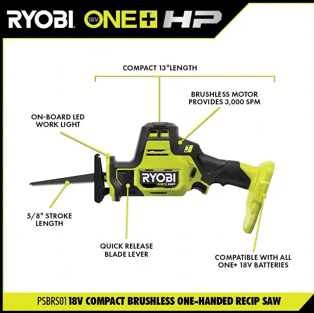 18V ONE+ HP Compact Brushless 6-Tool Combo Kit - PSBCK06K
