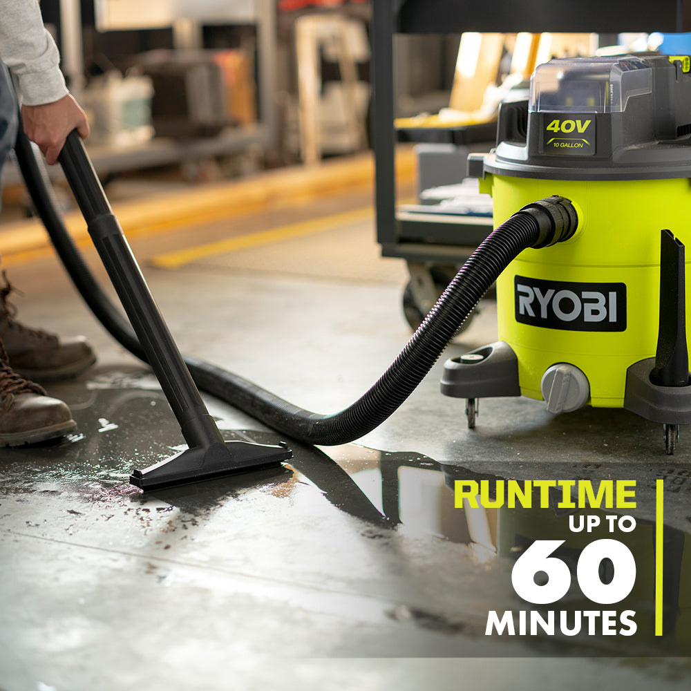 40V 10 Gallon Wet/Dry Vacuum - RY40WD01B