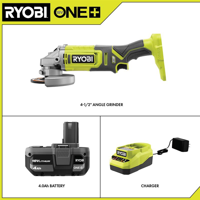 18V ONE+ 4-1/2" Angle Grinder Kit - PCL445K1