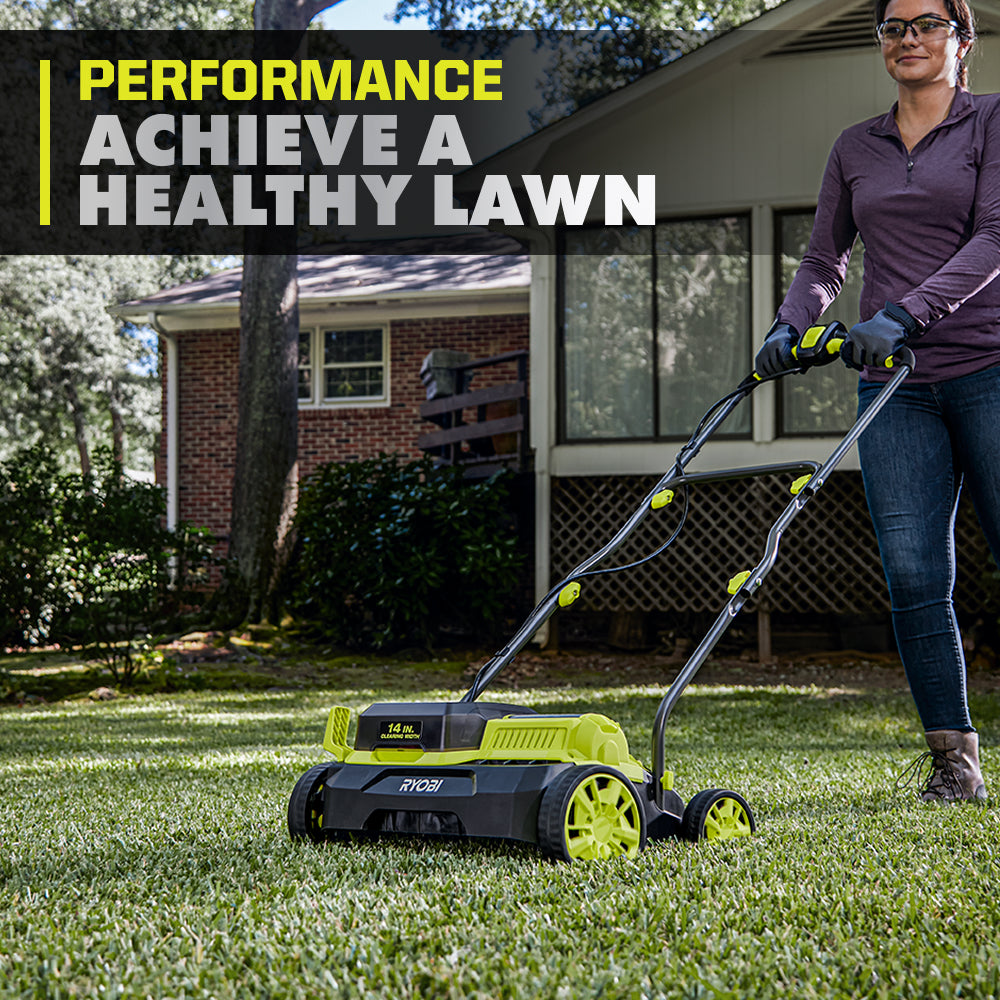 18V ONE+ HP Brushless 14" Dethatcher/Aerator Kit - P2740