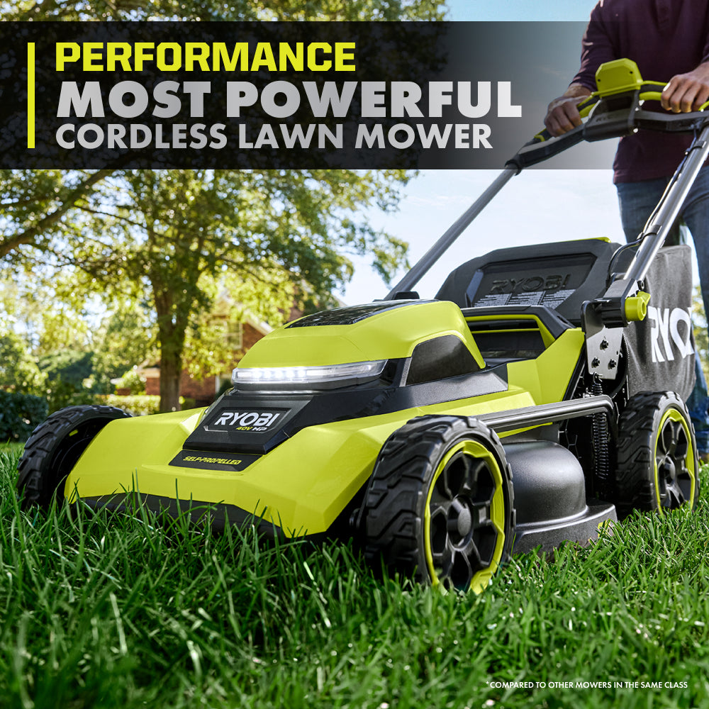 40V HP Brushless 21" Self-Propelled Mower - RY40HPLM01B