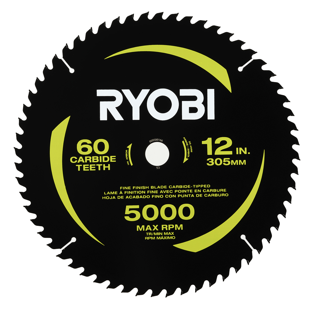 12" 60 Carbide Teeth Thin Kerf Miter Saw Blade - A181202