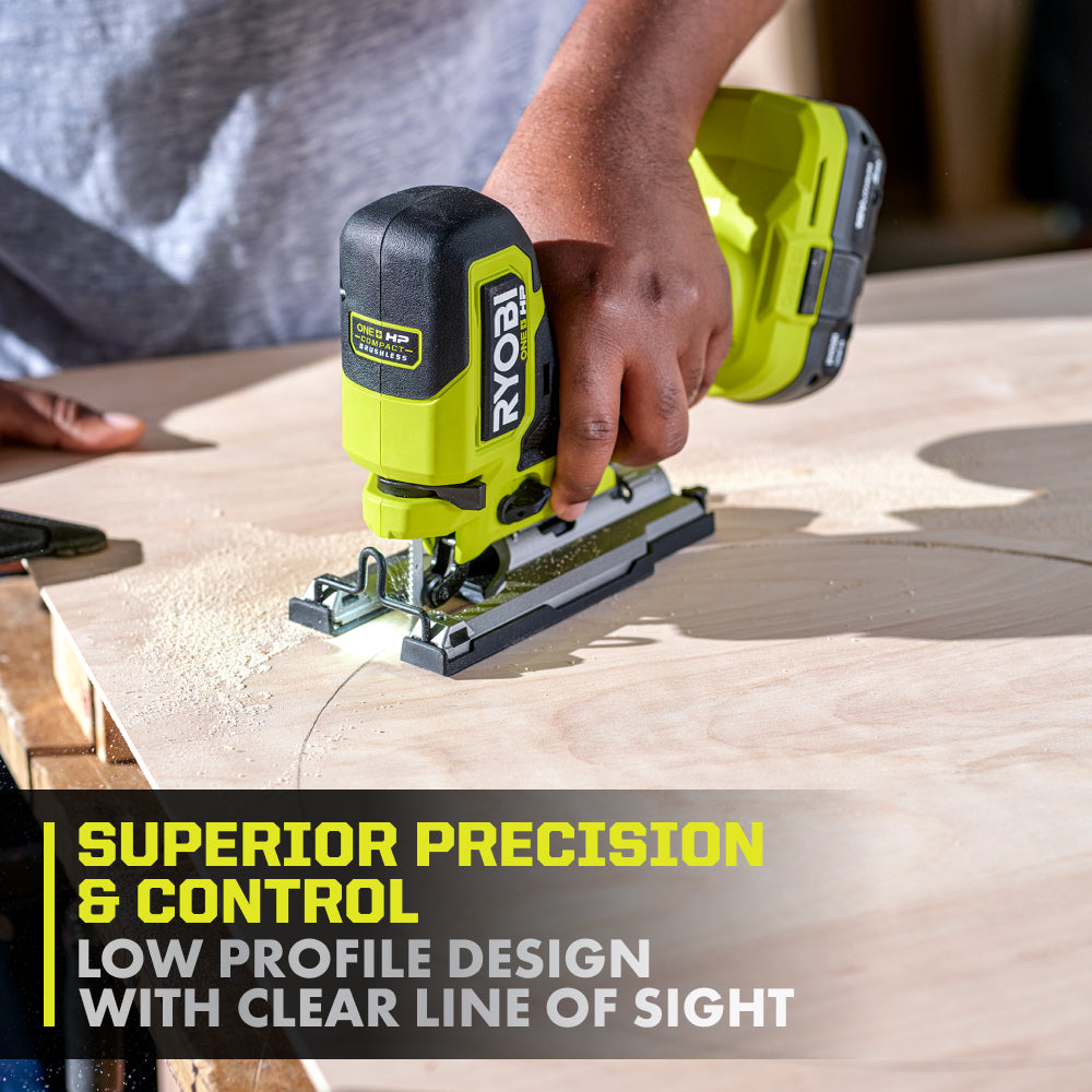 18V ONE+ HP Compact Brushless Barrel Grip Jig Saw - PSBJS01B