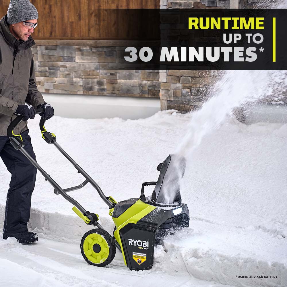 40V HP Brushless 18" Snow Blower Kit - RY40890