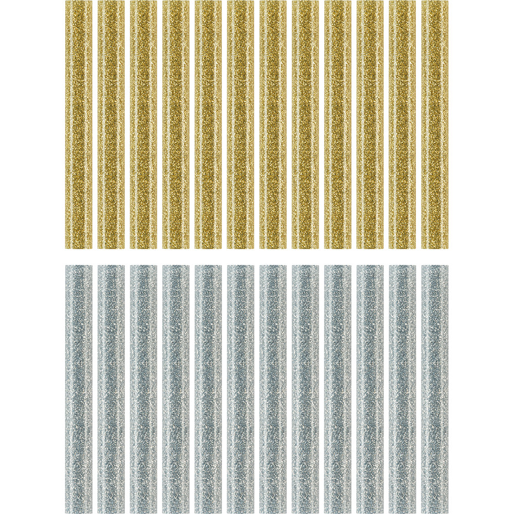 24 PC. Full Size Glitter Glue Sticks - A1932407