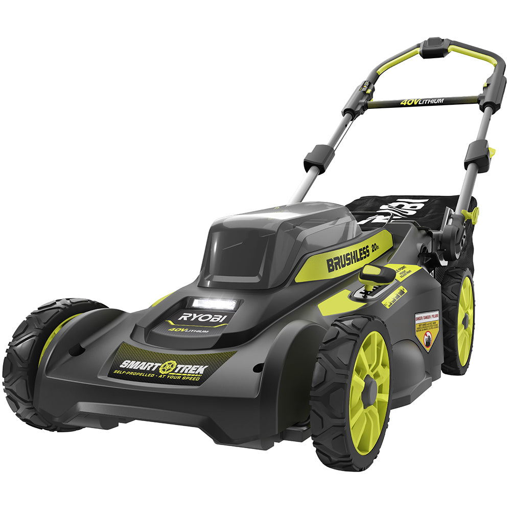 40V 20" BRUSHLESS SMART TREK Self-Propelled Mower WITH 6AH BATTERY & CHARGER - RY40LM30