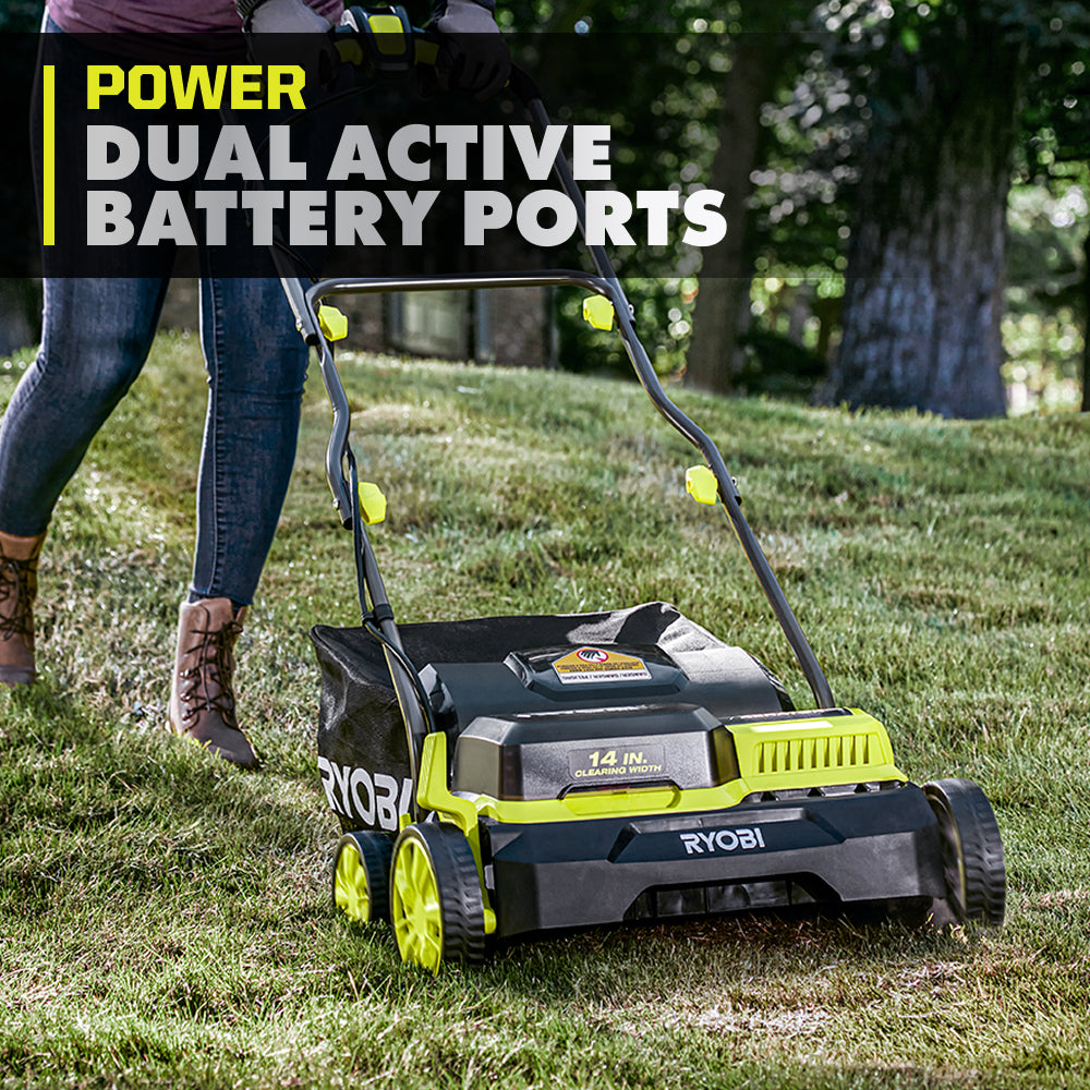 18V ONE+ HP Brushless 14" Dethatcher/Aerator Kit - P2740