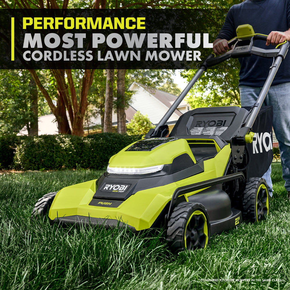 40V HP Brushless 21" Push Mower Kit - RY40HPLM05K