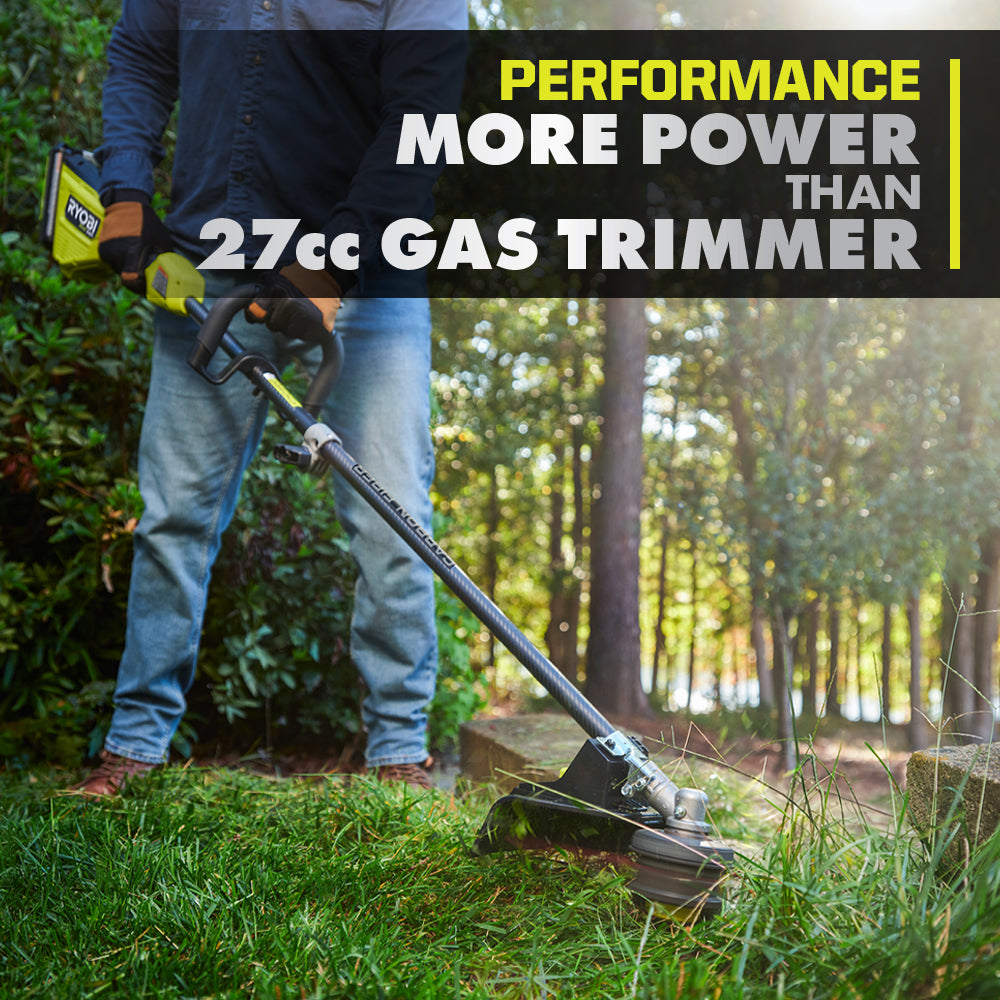 40V HP Brushless 16" Attachment Capable String Trimmer Kit - RY40HPST01K